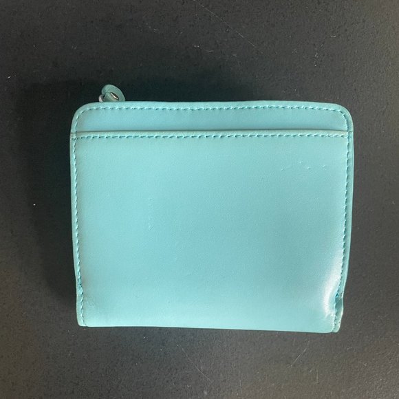 Lodis Sky Blue Silver Trifold Wallet - Picture 2 of 4